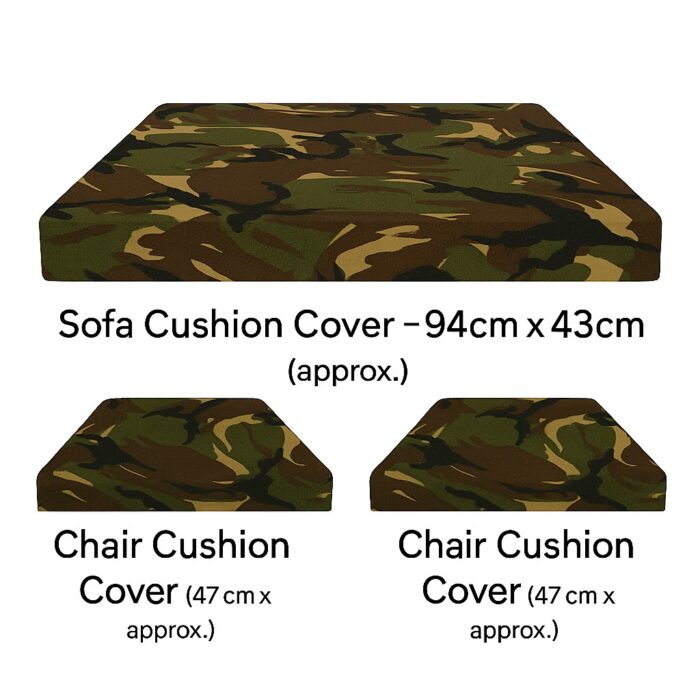 FOAMSUPA 3pc Replacement Cushions Set to fit Rattan Garden Furniture Chairs Sofa Patio - Image 24